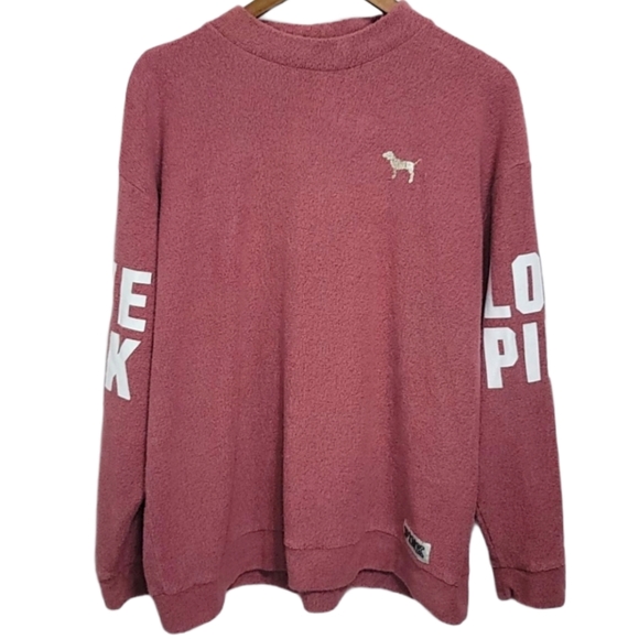 PINK Victoria's Secret Sweaters - PINK Oversize Turtleneck/Crewneck Sweater L